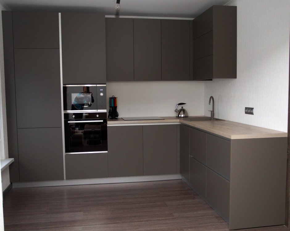 Кухня софт грей