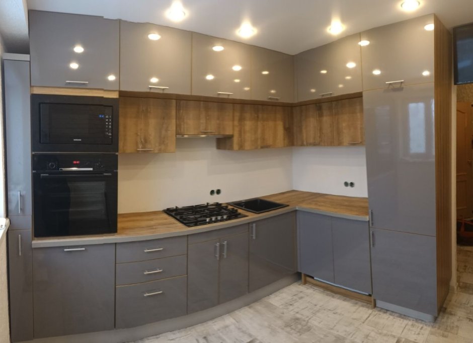 Кухни с фасадами пластик Арпа