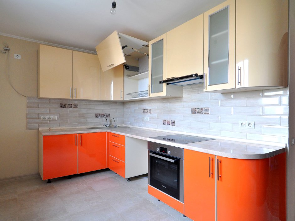 Кухни с фасадами пластик Арпа