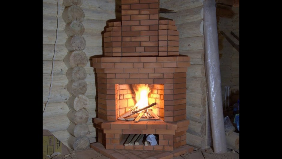 Угловой камин Аннушка