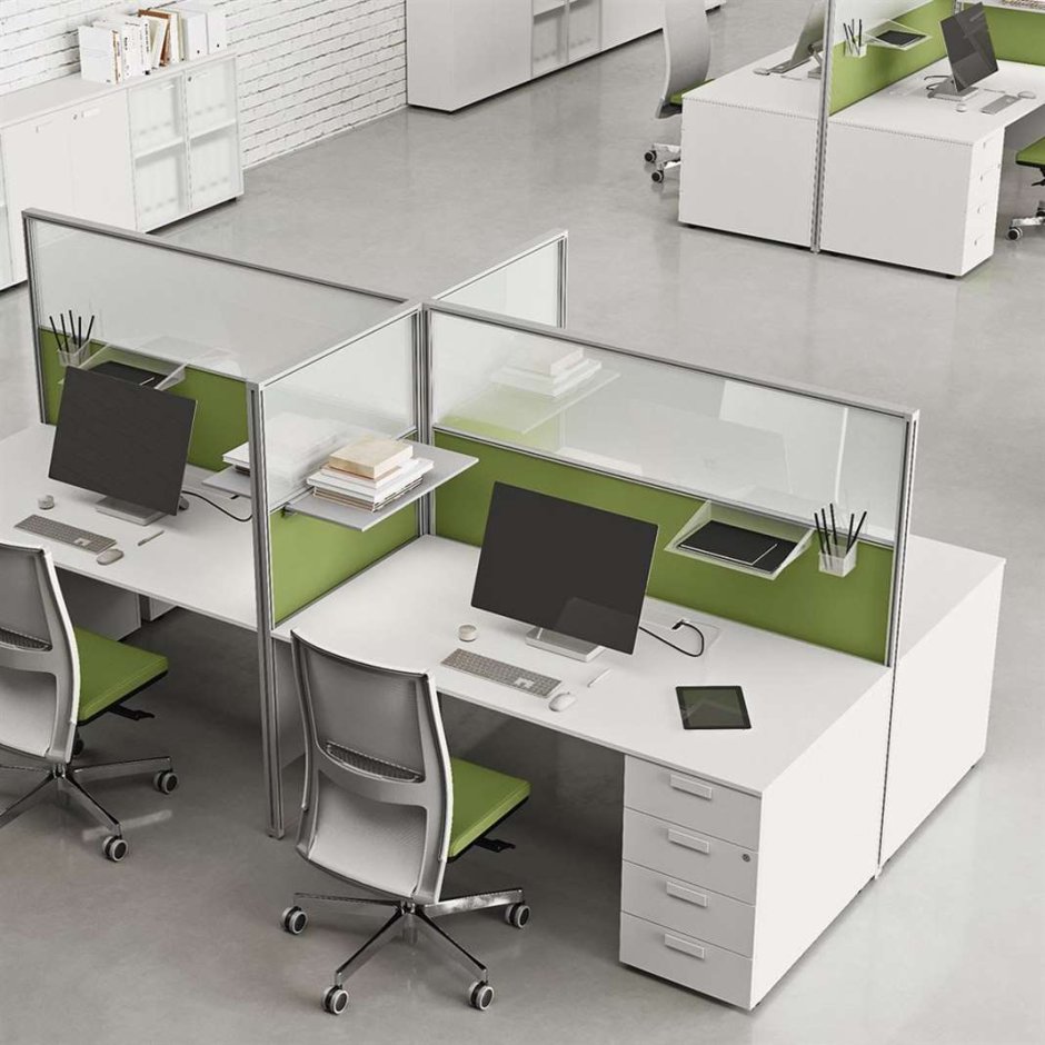 Сдвоенные столы офисные