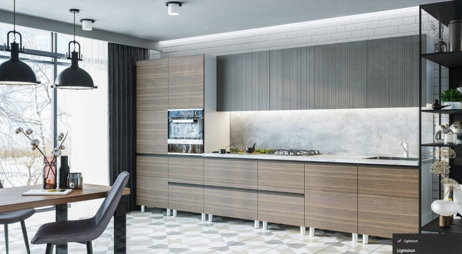 Кухня крафт 2м БТС