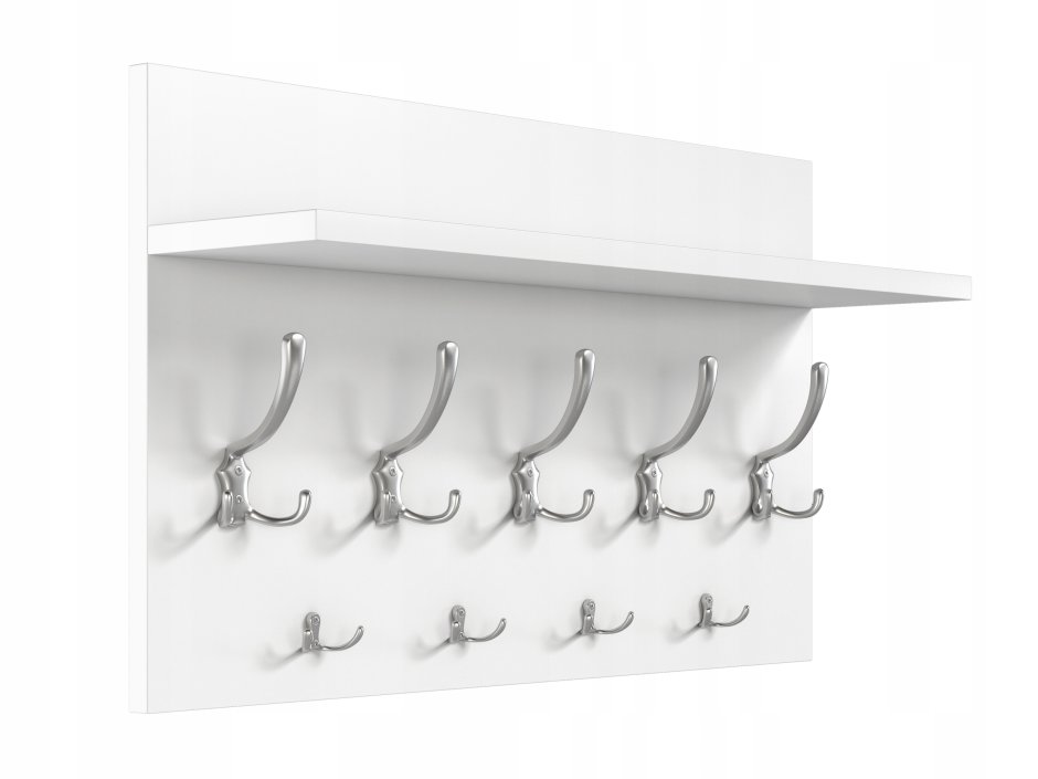 Вешалка для одежды настенная в прихожую деревянная