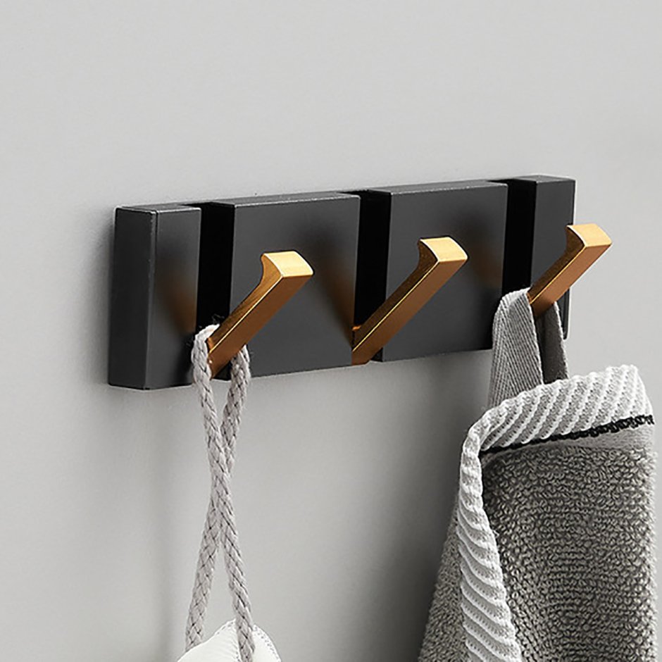 318211-040 Вешалка настенная Sticks, черная (Umbra)