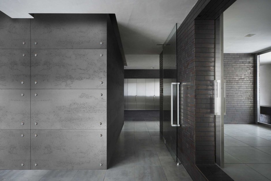 Двери лофт графит в интерьере