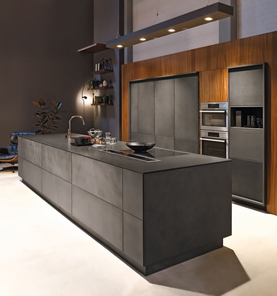 Кухни с островом в современном стиле