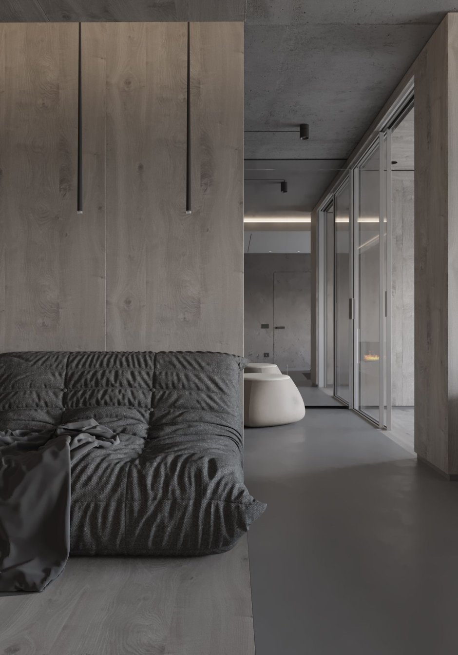 Квартира в стиле лофт Минимализм