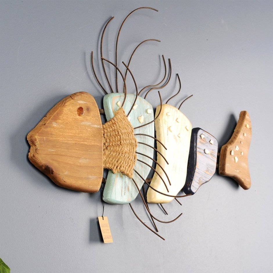 Рыба из веточек