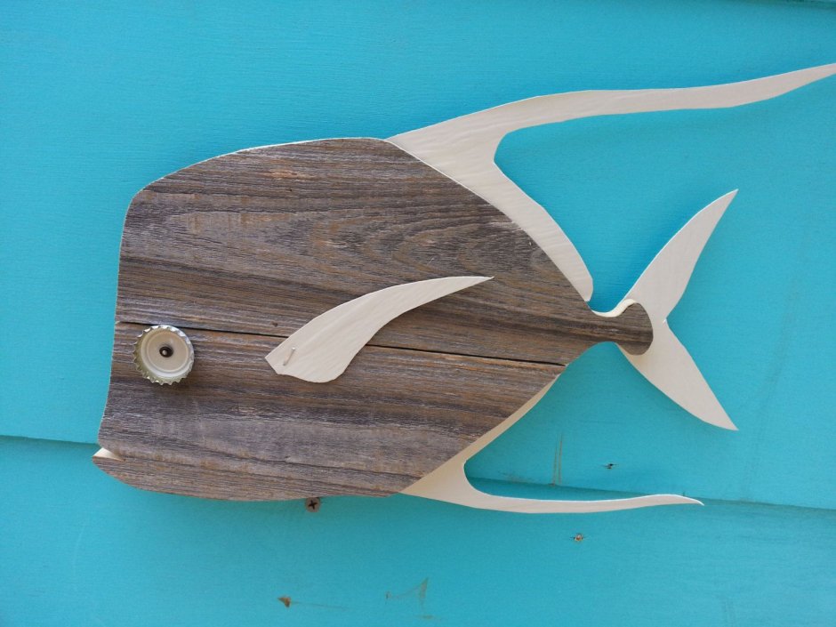 Деревянная заготовка кит