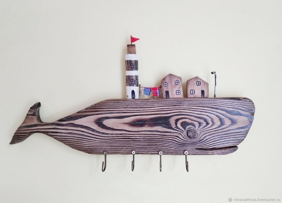 Вешалка рыбий скелет