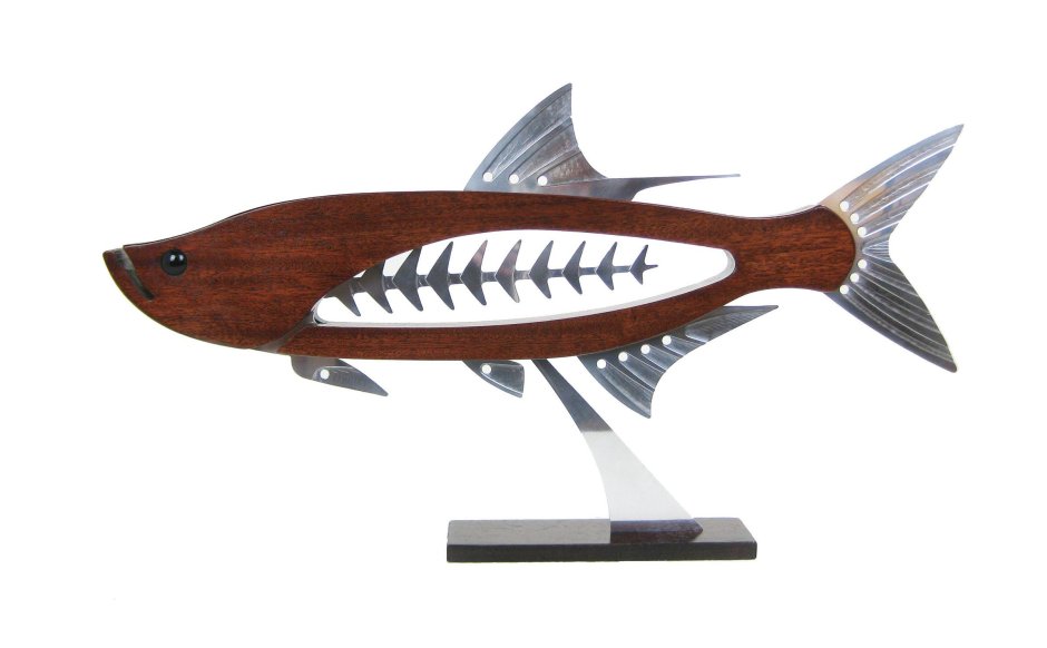 Детские поделки из дерева рыба