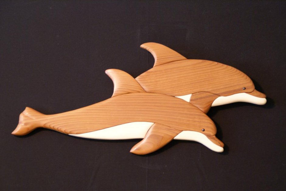 Деревянный светильник кит