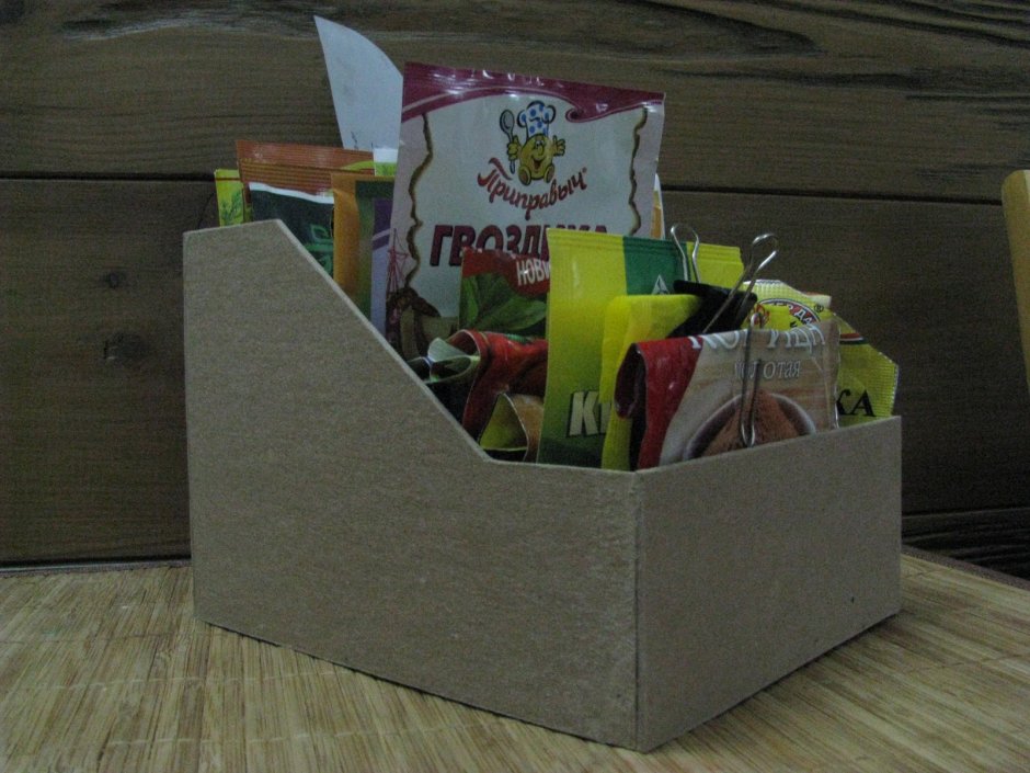 Коробка для специй из картона