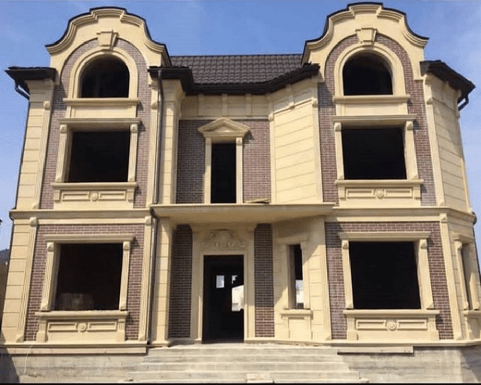 Дагестанский камень облицовка особняк