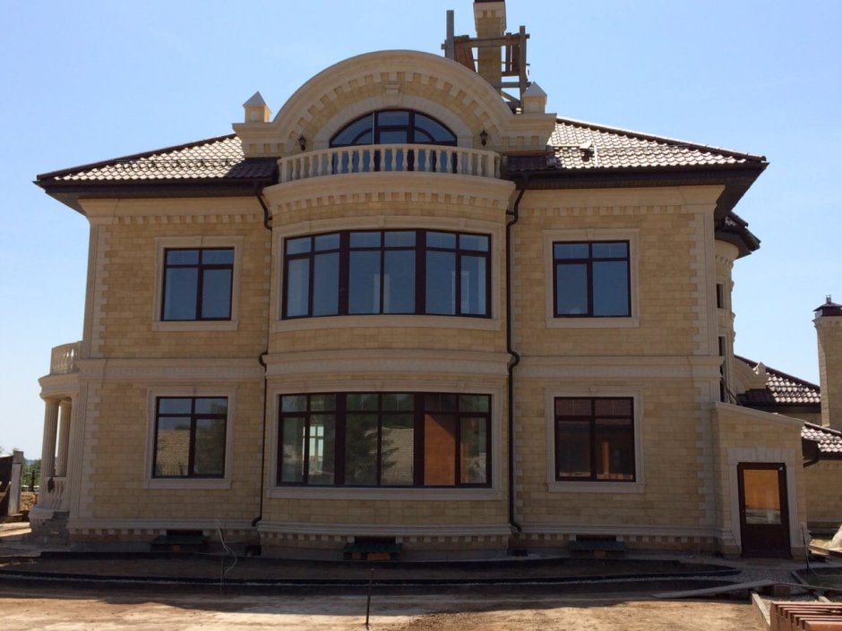 Травертин фасад Узбекистан Андижан