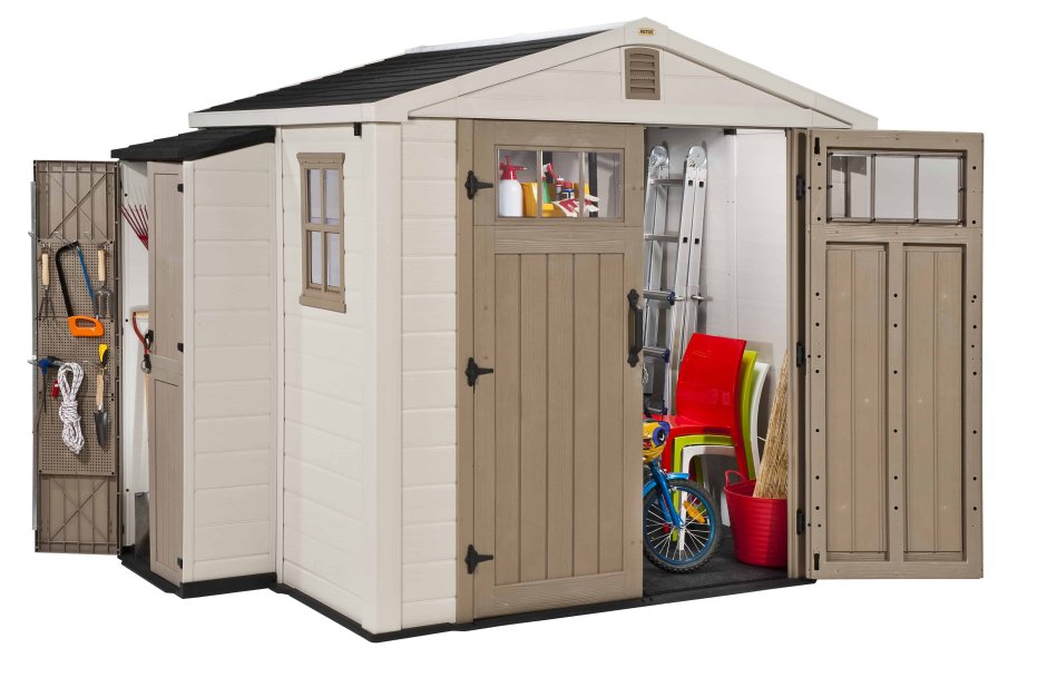 Пластиковые быстросборные сараи хозблоки