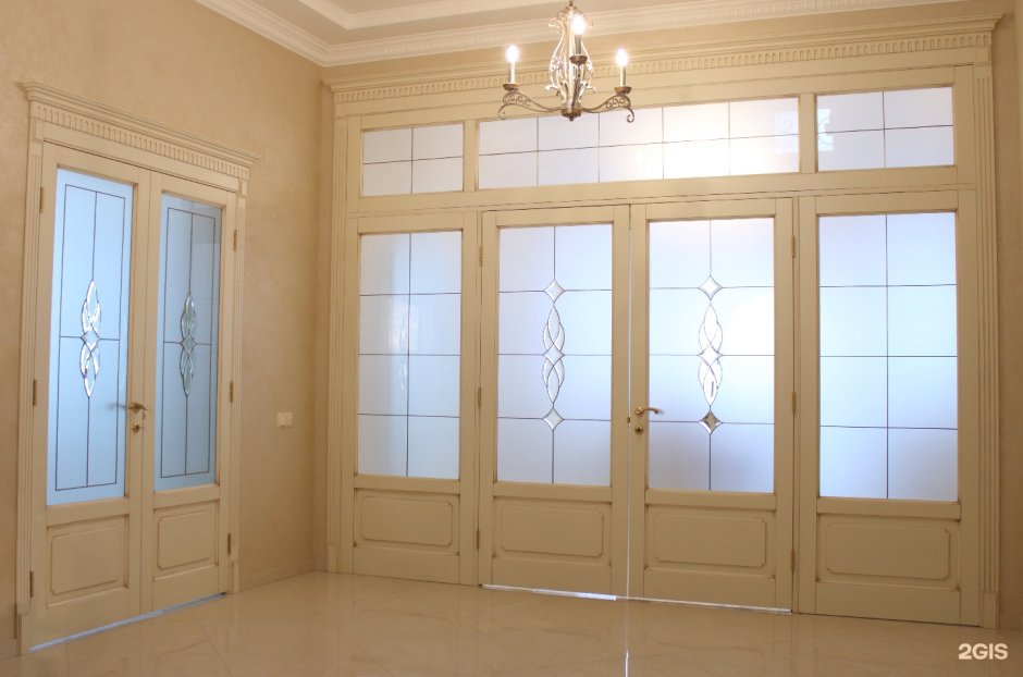 Французские межкомнатные распашные двери двустворчатые французские