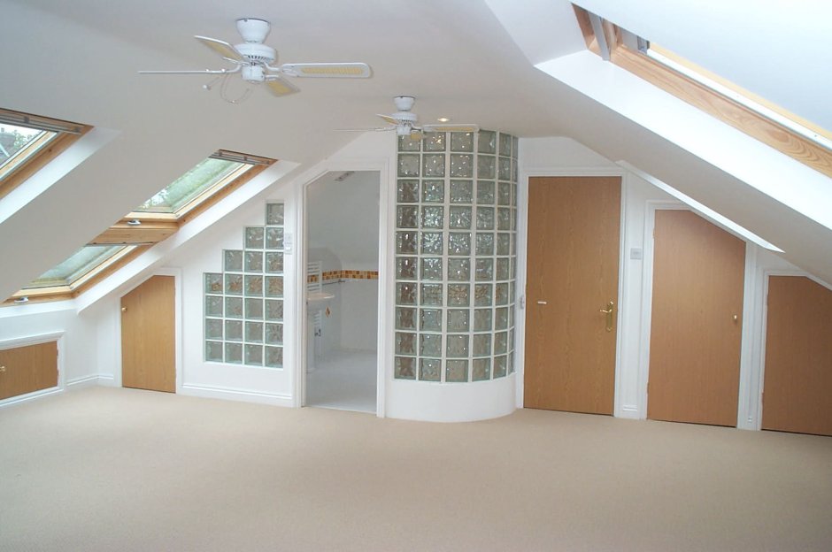 Перегородки на мансарде