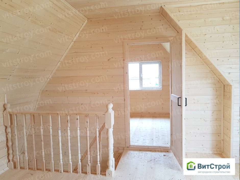 Мансарда в брусовом доме