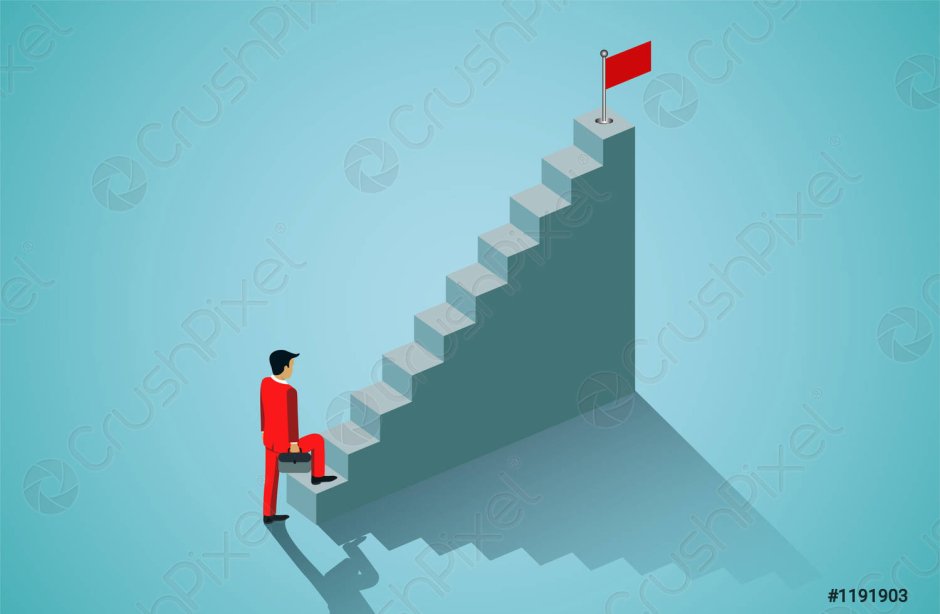 Карьерная лестница человечек