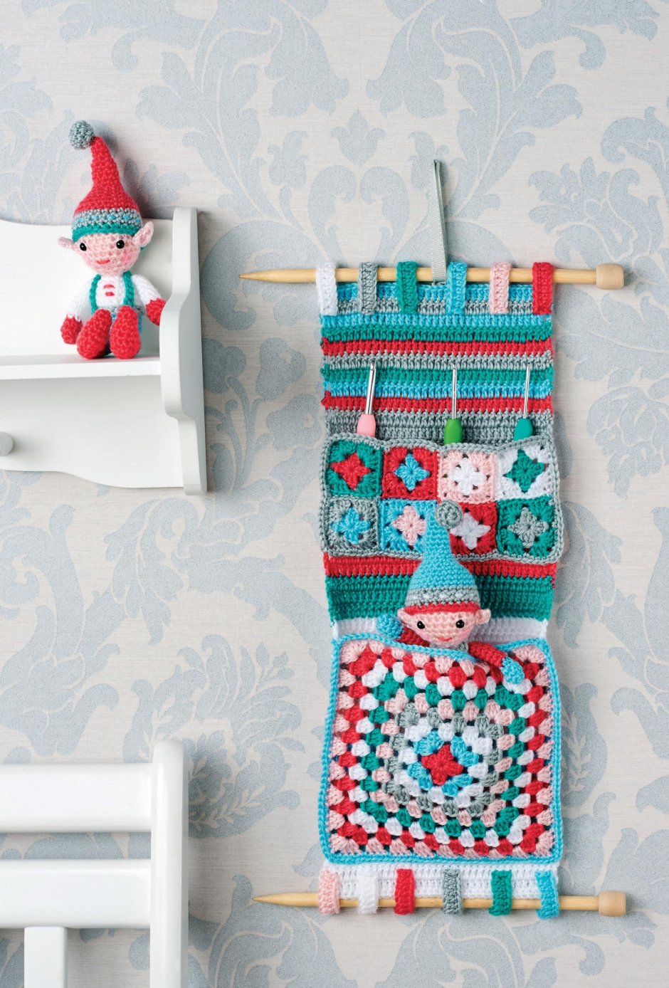 Вязаный органайзер