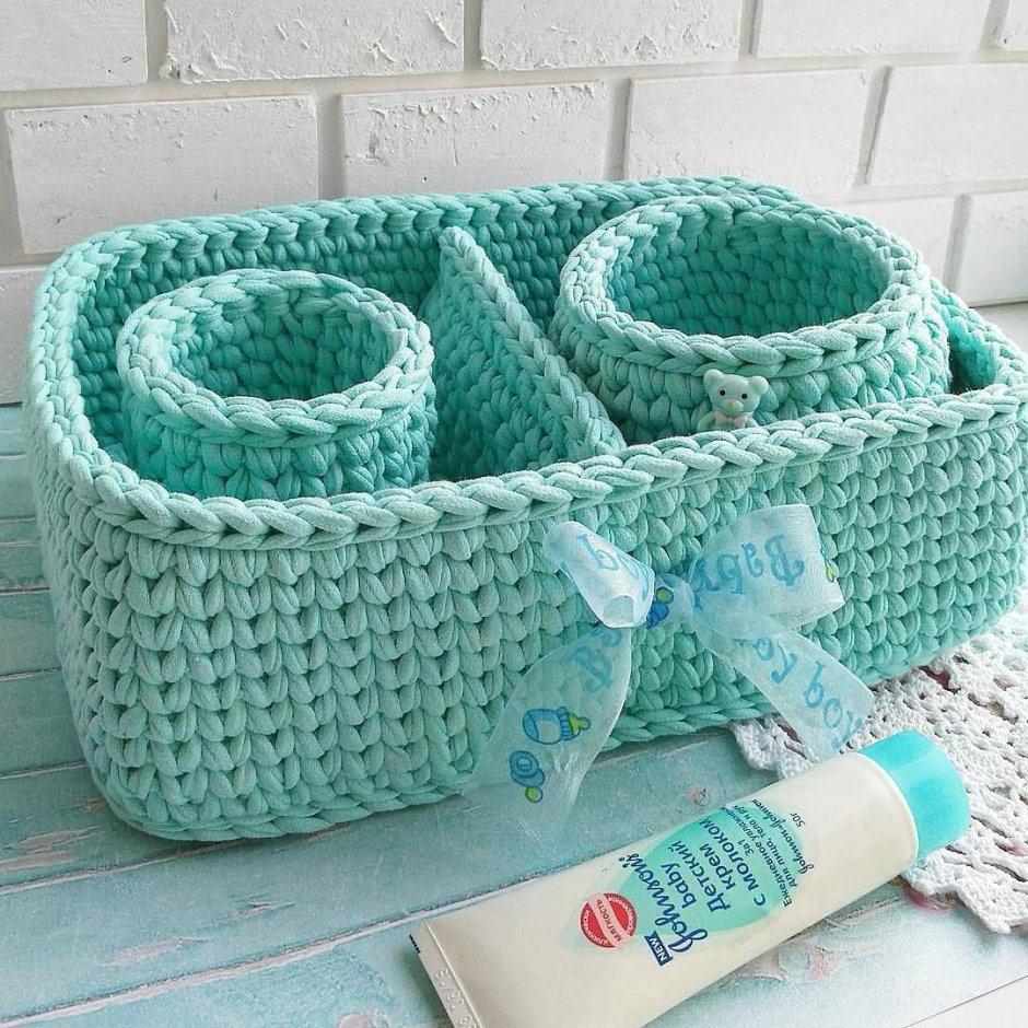 Корзина для пряжи и рукоделия