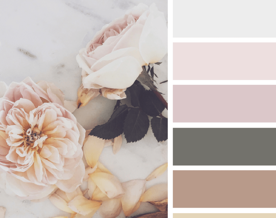 Пастельная цветовая палитра