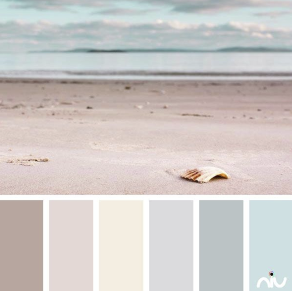 Палитра пастельная гамма