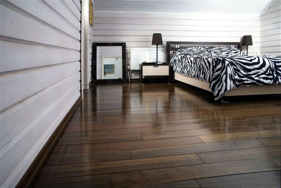 Шпунтованная доска в интерьере