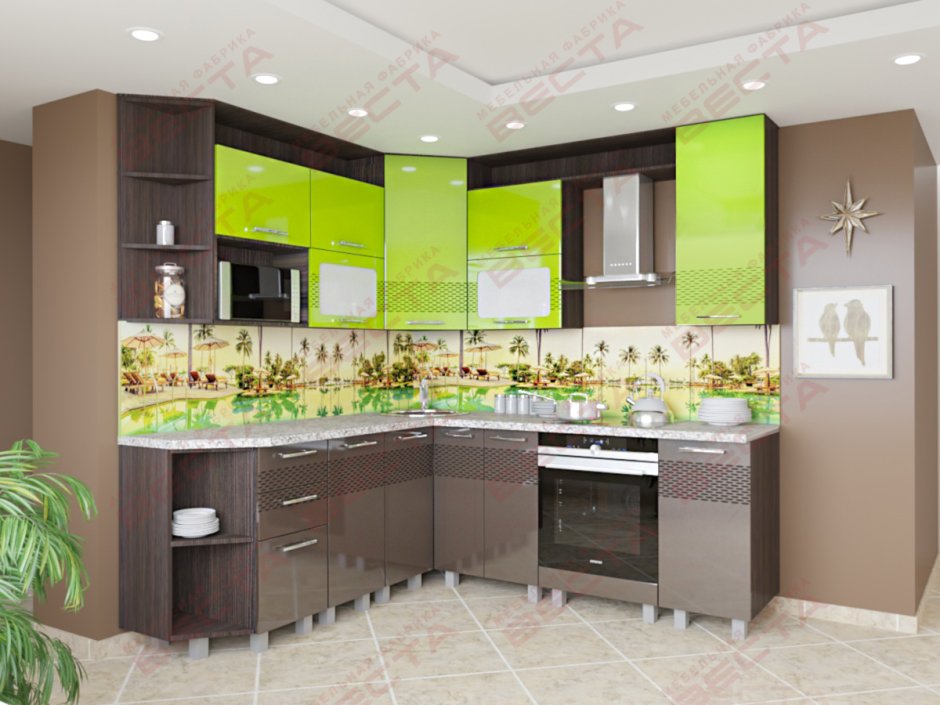 Кухня Верже Спутник стиль