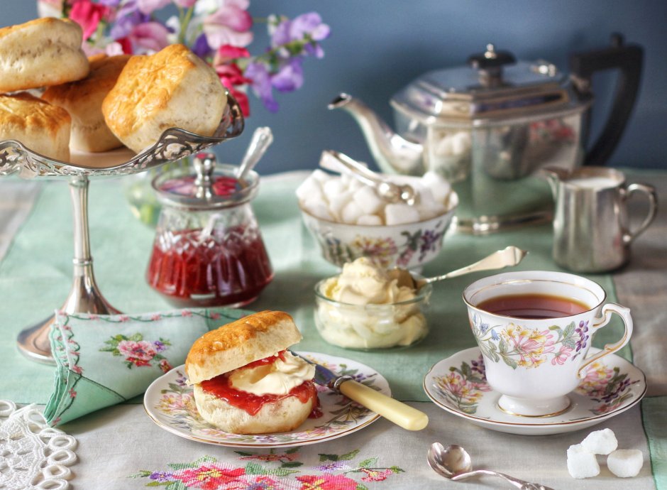 Сервировка стола для чаепития