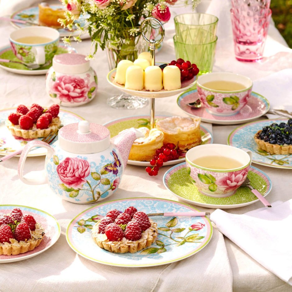 Сервировка сладкого стола