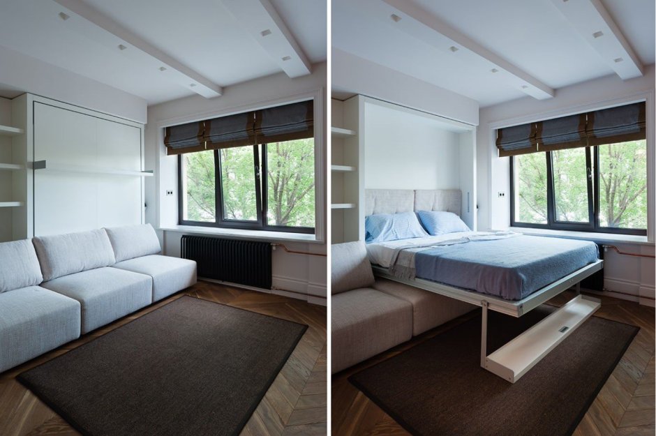 Кровать в маленькую квартиру