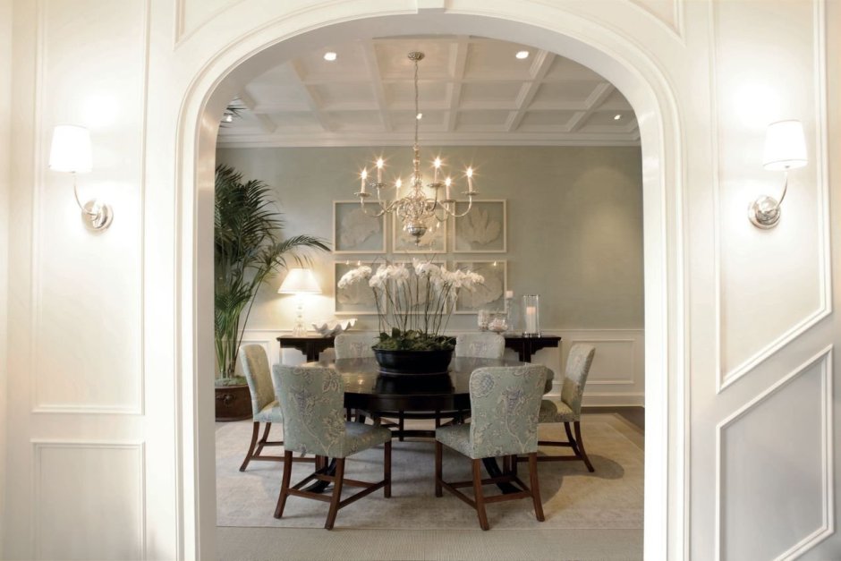 Гостиная столовая лофт