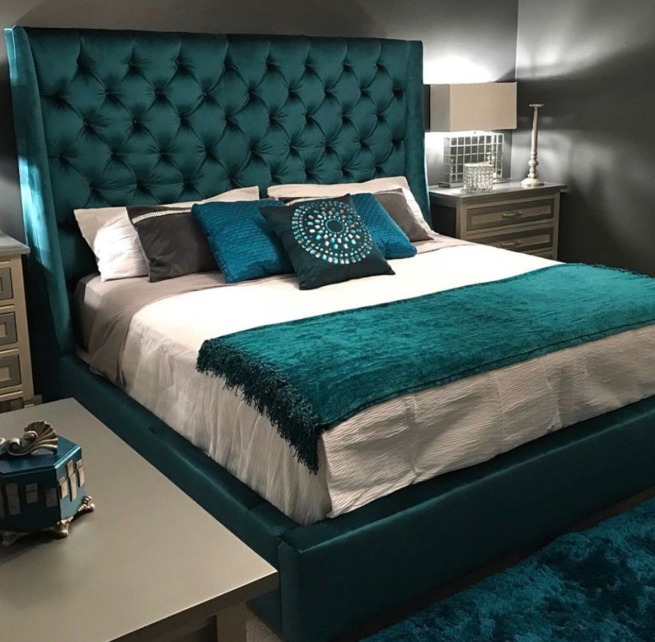 Изумрудная кровать Аскона
