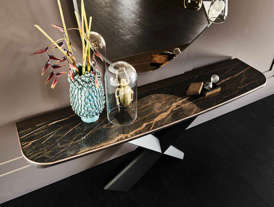 Консольный стол в стиле лофт