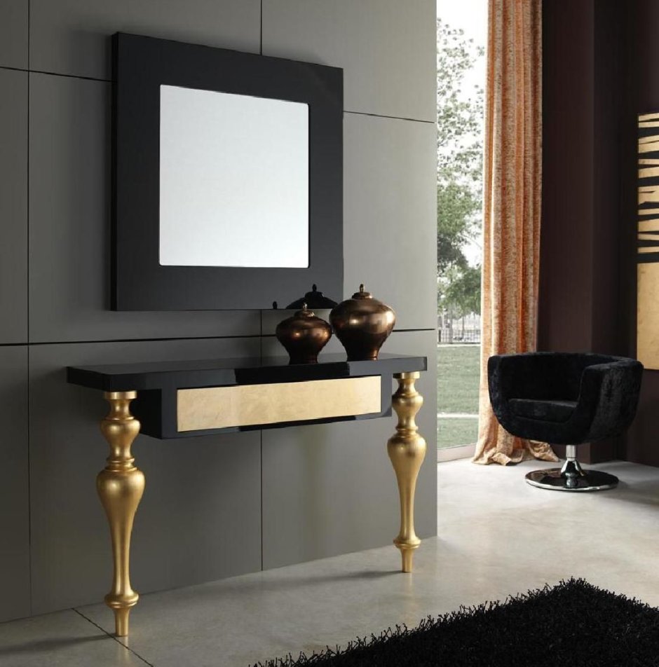 Консоль 120 Италия золото мрамор