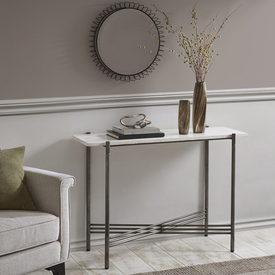 Console Table Palmer Polished Stainless Steel