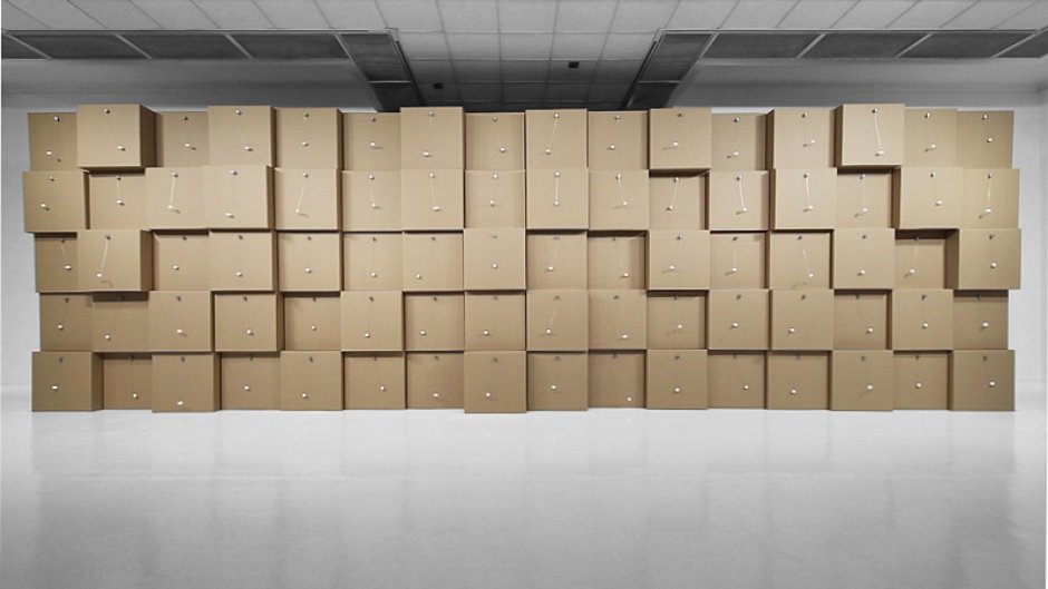 Стена из картона