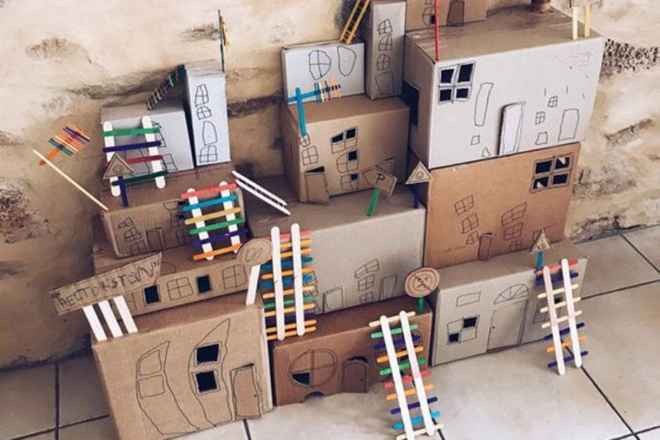 Моделирование из картонных коробок