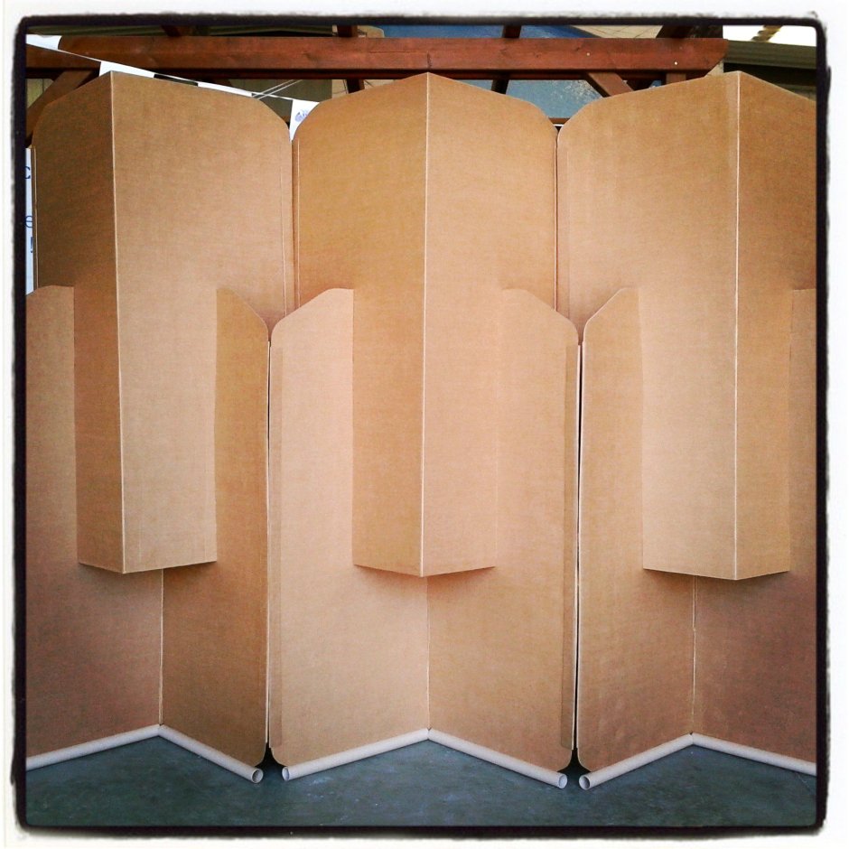 Ширма из гофрокартона