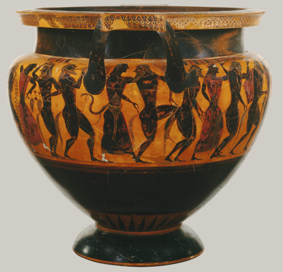Древнегреческая вазопись люди