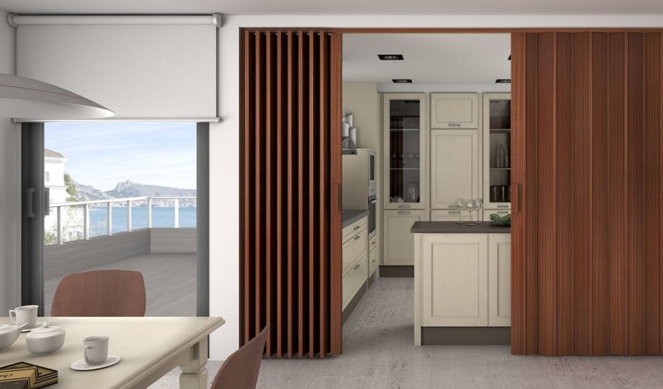 Перегородка гармошка для зонирования