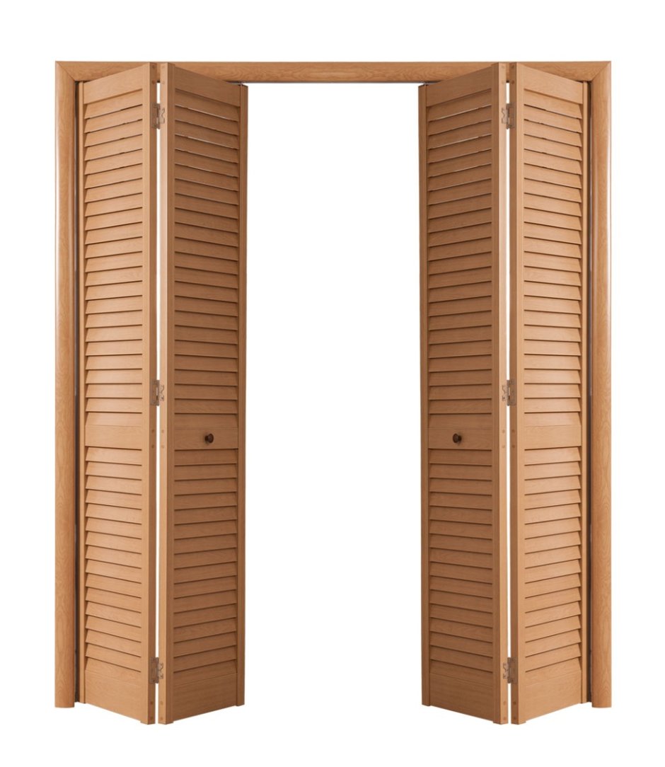 Жалюзийные двери гармошки 700х2000 Леруа