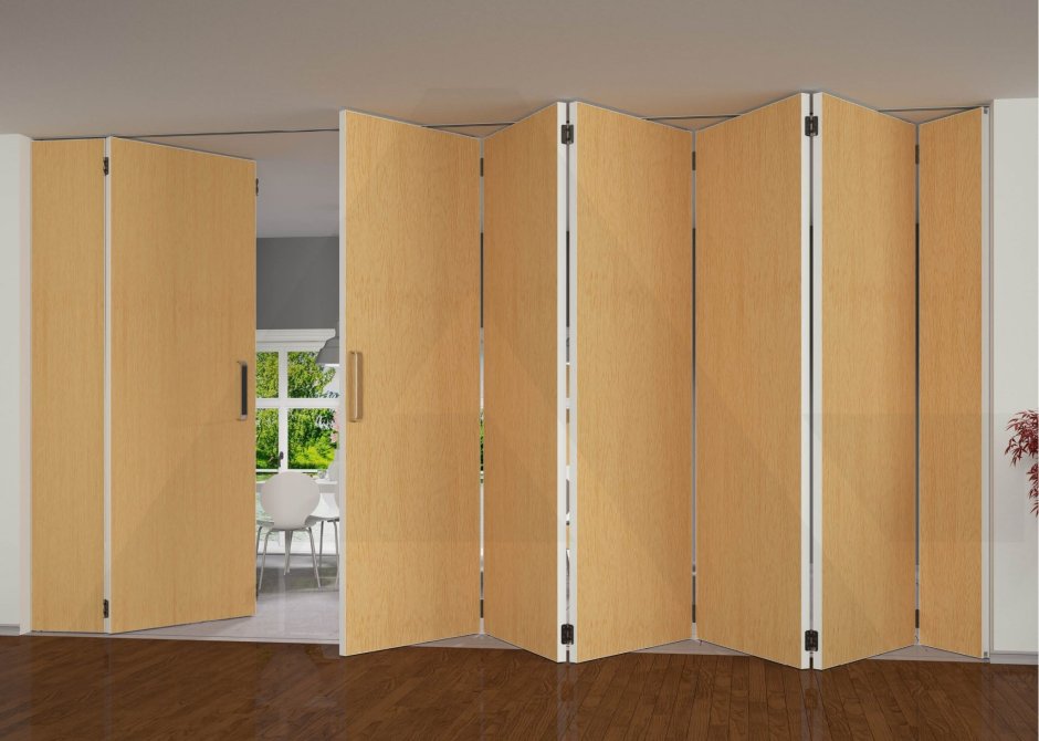 Двери складные гармошка снизу вверх