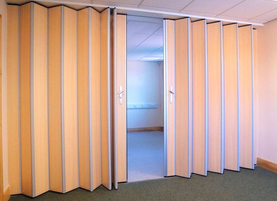 Перегородка гармошка Алютех bf73