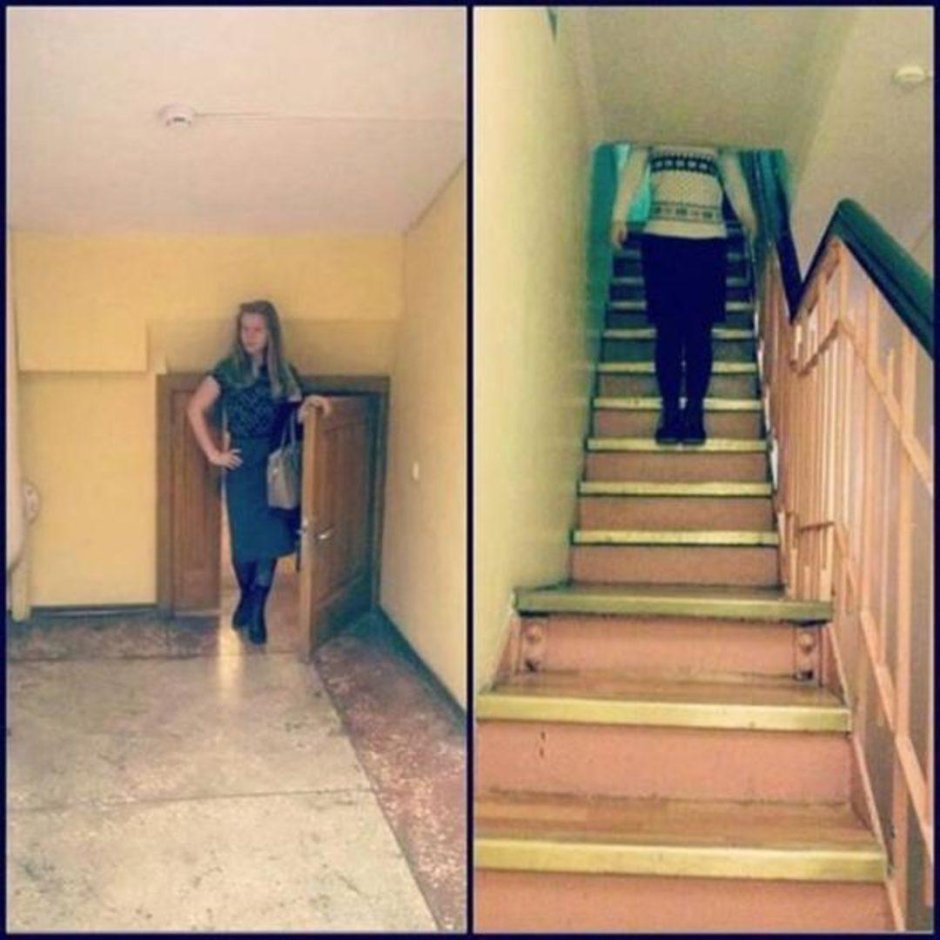 Лестница упирается в стену