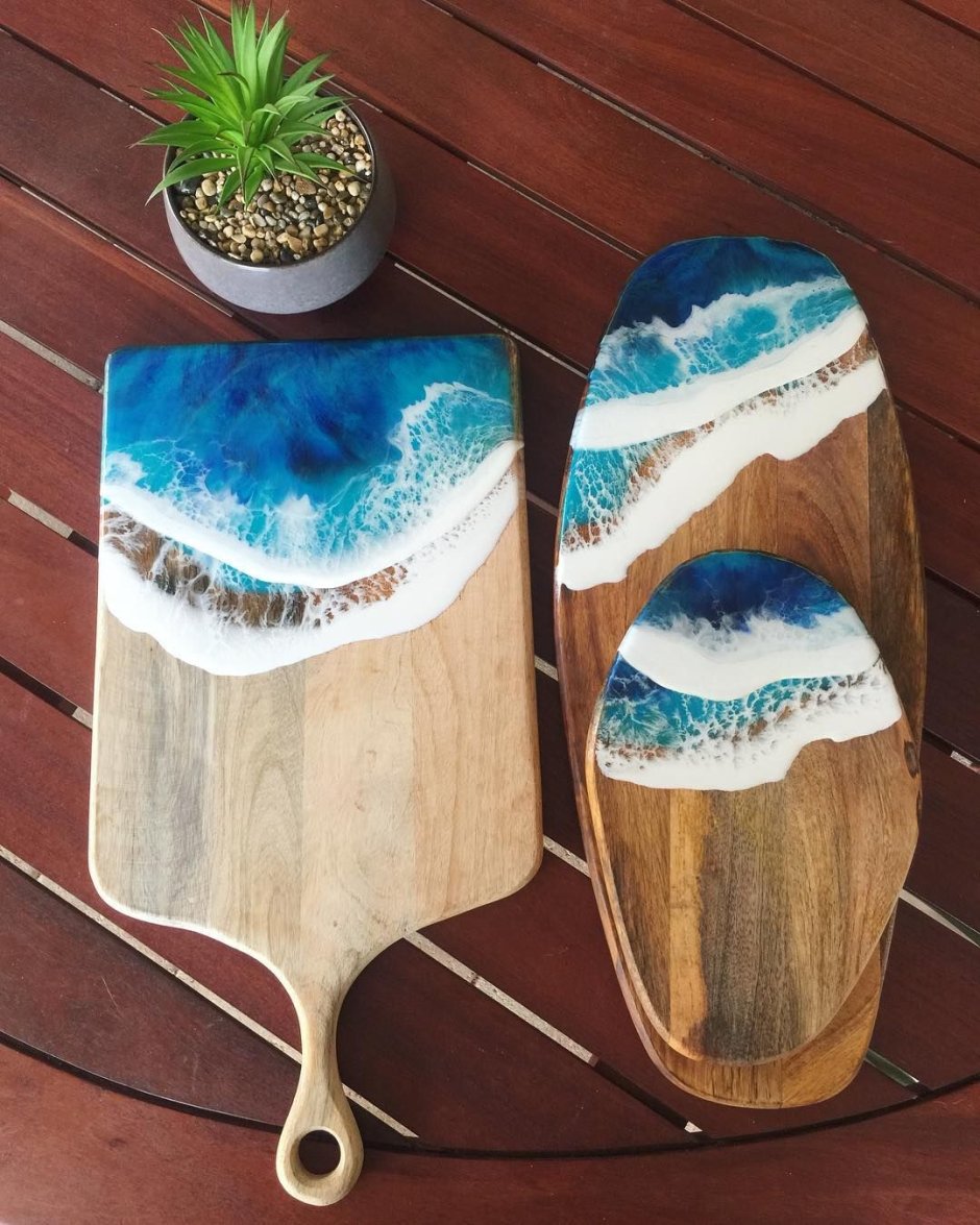 Панно из стабилизированного мха и смолы