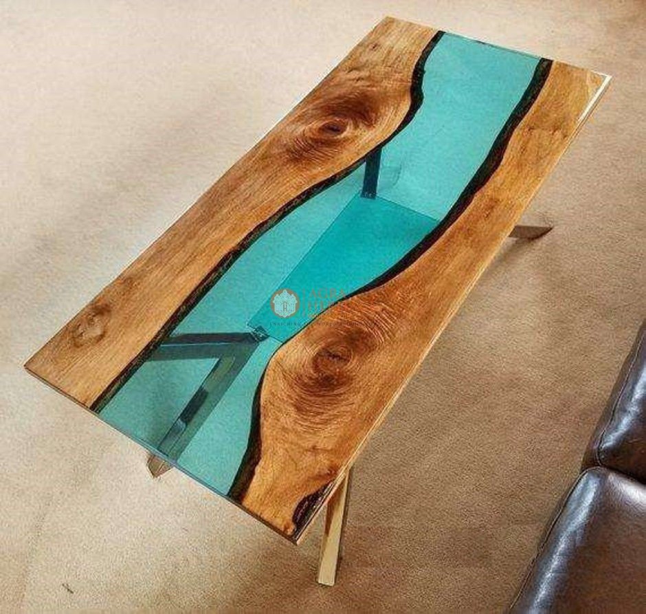 Лестница с эпоксидной смолой