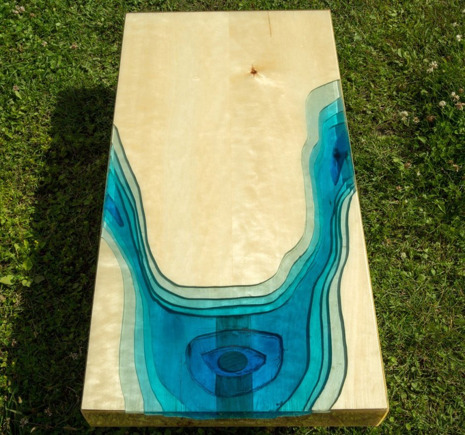 Ступени из слэба дуба